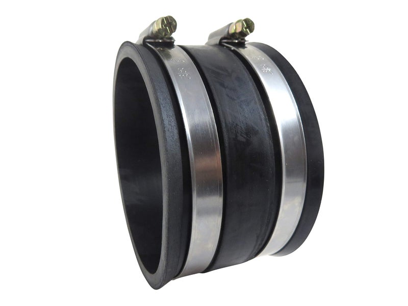Taytools 467078 4 Inch Outside Diameter OD Flexible Cuff Coupler Dust Collector Shop Vacuum Hose Connector with 2 Hose Clamps for Hose 4 Inch OD - Image 1